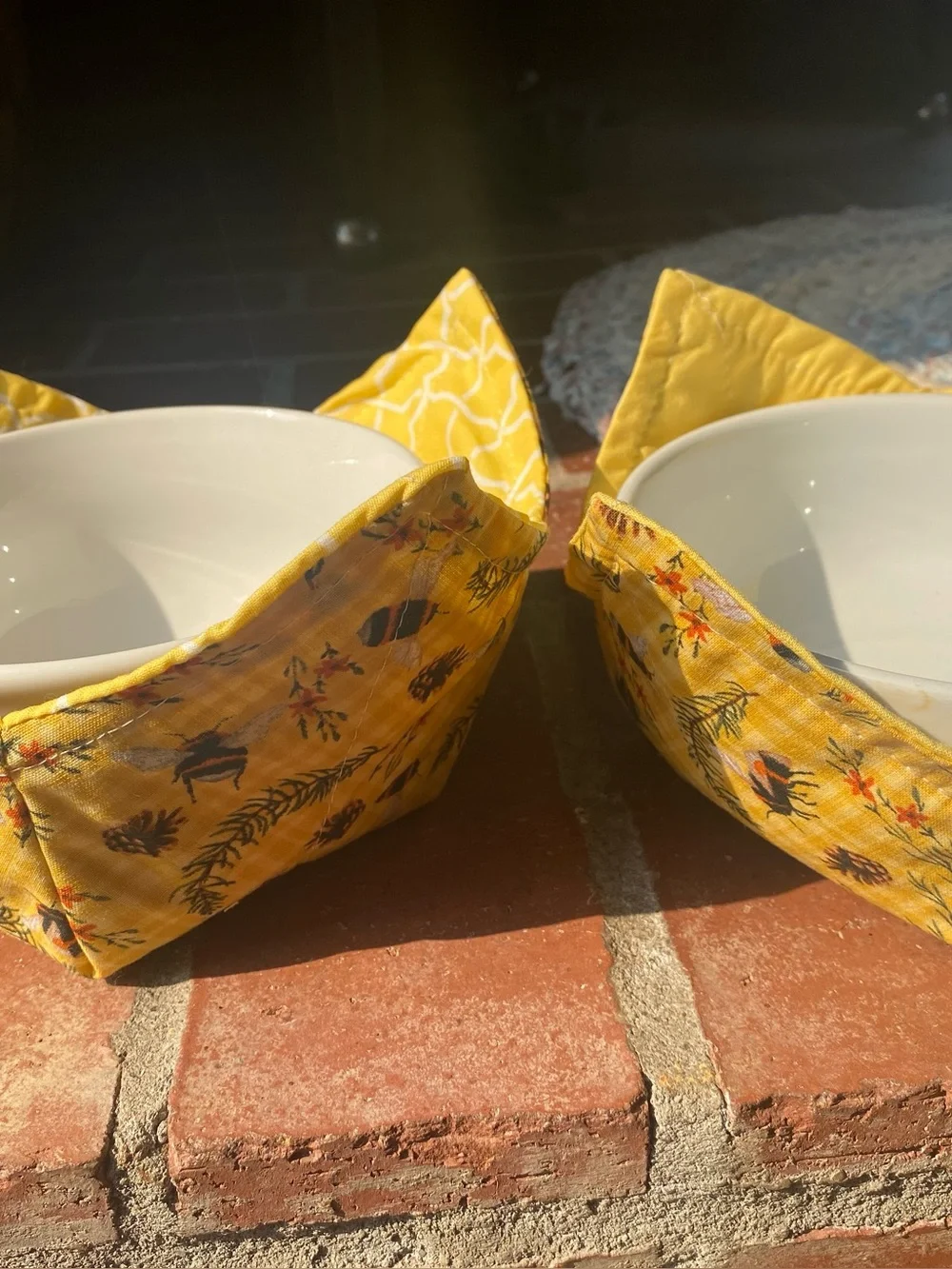 100%cotton handmade bowl cozies set of 4